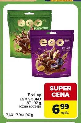Praliny Ego Plum Passion Vobro promocja w Carrefour Express