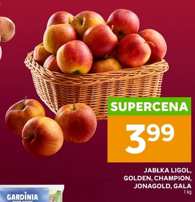 Jabłka Ligol promocja w Stokrotka
