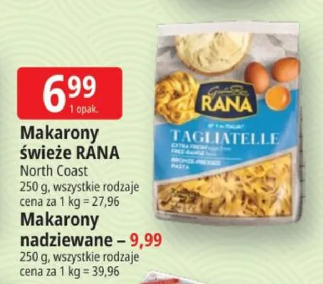 Makarony świeże RANA promocja w Leclerc