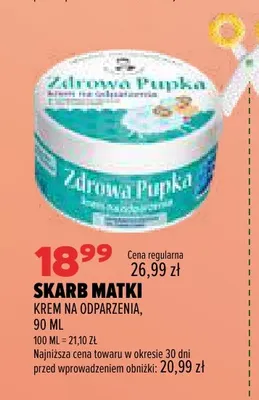 Krem na odparzenia Skarb Matki promocja w Drogerie Natura