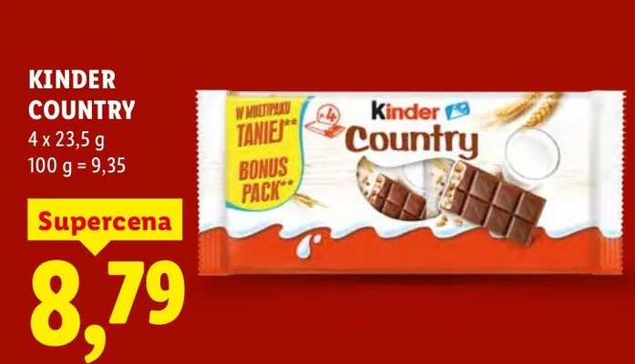 Batoniki Country promocja w Lidl