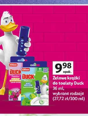 Żelowe krążki do toalety Duck promocja w Auchan