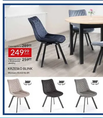 Krzesło Blink promocja w Abra Meble