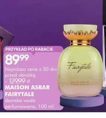 Damska woda perfumowana Maison Asrar Fairytale promocja w Super-Pharm