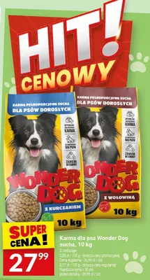 Karma dla psa Wonder Dog sucha, 10 kg promocja w Twój Market