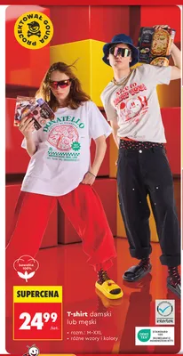 T-shirt damski Gouda promocja w Biedronka
