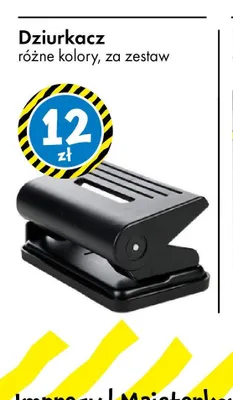 Dziurkacz różne kolory promocja w Tedi