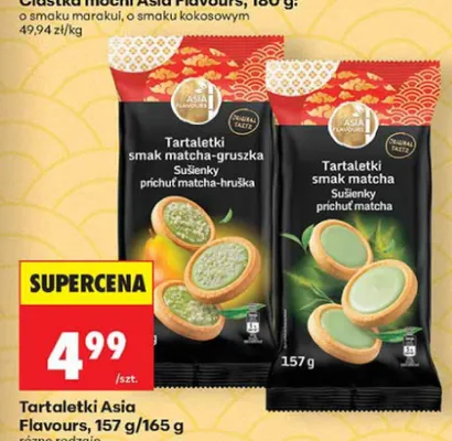 Tartaletki smak matcha-gruszka Asia Flavours promocja w Biedronka