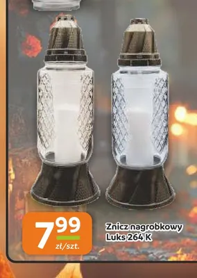 Znicz nagrobkowy Luks 264 K promocja w Społem Częstochowa