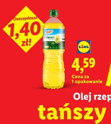 Olej rzepakowy Vita D'or promocja w Lidl