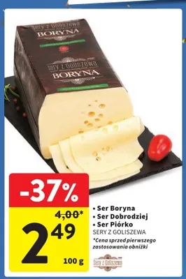 Ser Piórko Sery z Goliszewa promocja w Intermarche