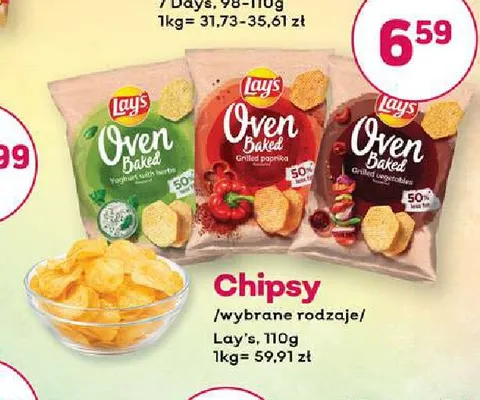 Chipsy Lay's Oven Baked Jogurt z ziołami promocja w Bliski