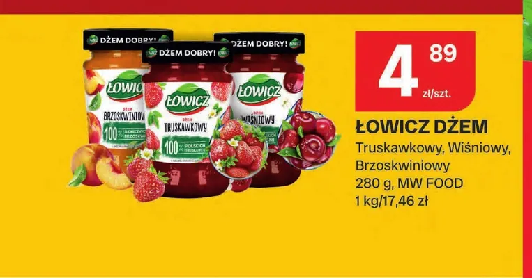 Dżem Łowicz wiśniowy promocja w Chorten