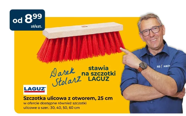 Szczotka ulicowa z otworem promocja w PSB Mrówka