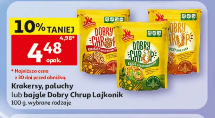 Paluchy Dobry Chrup Lajkonik promocja w Auchan