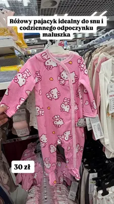 Pajacyk niemowlęcy Hello Kitty promocja w Pepco