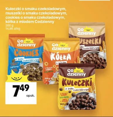Płatki śniadaniowe kółka z miodem Codzienny promocja w Delikatesy Centrum