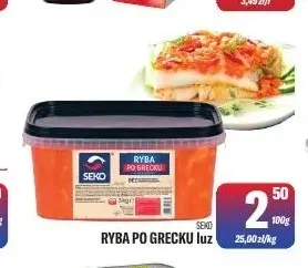 Ryba po grecku luz Seko promocja w Tomi Markt