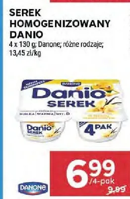 Serek homogenizowany danio promocja w Stokrotka