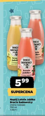 Napój Letnie Jabłko Bracia Sadownicy promocja w Netto