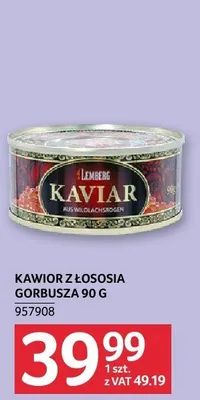 Kawior z łososia gorbusza promocja w Selgros
