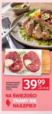 Goleń wołowa z kością cięta mała porcja promocja w Selgros