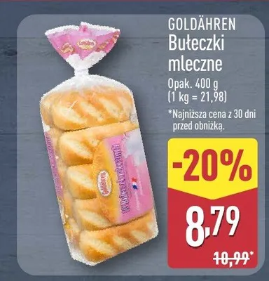 Bułeczki mleczne promocja w Aldi