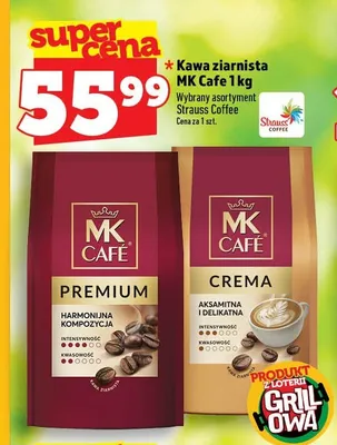 Kawa ziarnista MK Cafe Crema promocja w TOPAZ