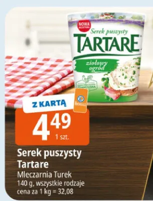 Serek puszysty Tartare promocja w Leclerc