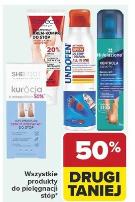 Produkty do pielęgnacji stóp promocja w Carrefour