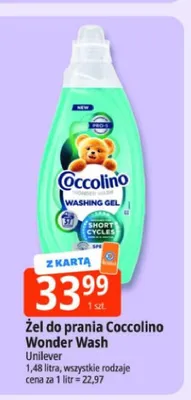 Żel do prania Coccolino Wonder Wash promocja w Leclerc