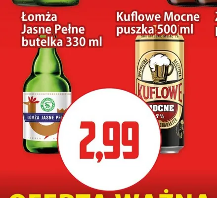 Piwo Łomża promocja w Kupiec