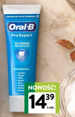 Pasta do zębów Pro-Expert Refreshing Clean Oral-B promocja w Intermarche
