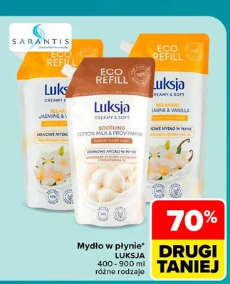 Mydło w płynie Luksja Jasmine & Vanilla promocja w Carrefour