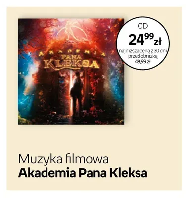 Płyta CD Muzyka filmowa Akademia Pana Kleksa promocja w Empik