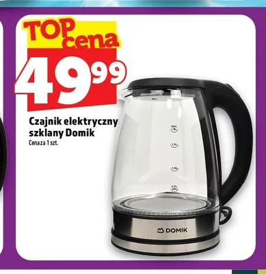 Czajnik elektryczny szklany Domik promocja w TOPAZ