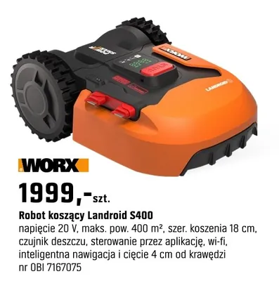Robot koszący Landroid S400 promocja w OBI