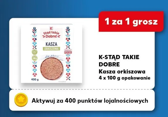 Kasza orkiszowa promocja w Kaufland