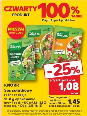 Sos sałatkowy Knorr promocja w Kaufland