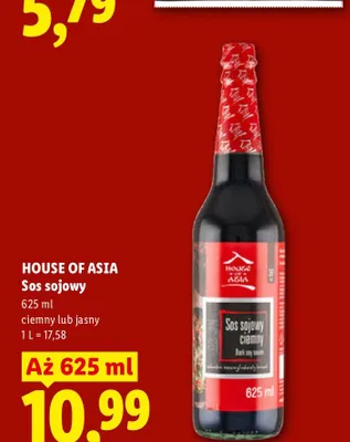 Sos sojowy jasny House of Asia promocja w Lidl