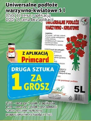 Uniwersalne podłoże warzywno-kwiatowe promocja w Prim Market