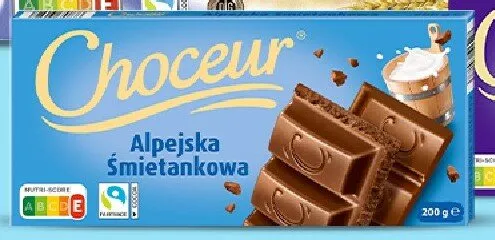 Czekolada Alpejska Śmietankowa promocja w Aldi