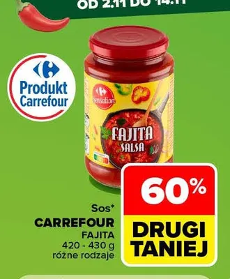 Sos Fajita Carrefour promocja w Carrefour