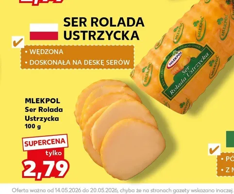 Ser Rolada Ustrzycka Mlekpol promocja w Kaufland