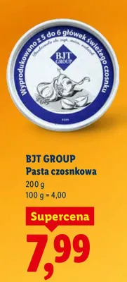 Pasta czosnkowa promocja w Lidl