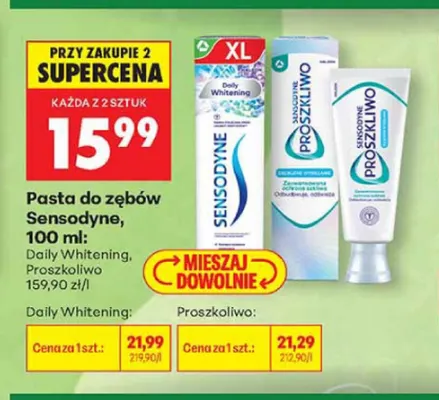 Pasta do zębów Sensodyne Daily Whitening promocja w Biedronka