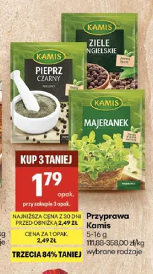 Ziele angielskie Kamis promocja w Delikatesy Centrum