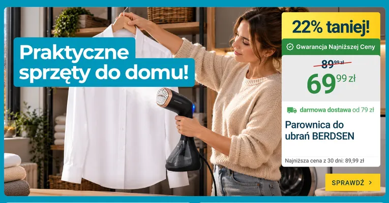 Parownica do ubrań Berdsen promocja w ERLI