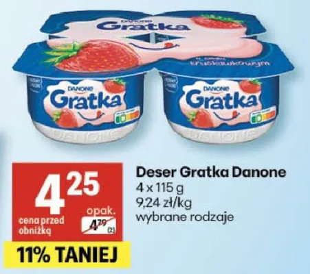 Deser Gratka wybrane rodzaje promocja w Delikatesy Centrum