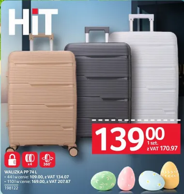 Walizka PP 74l promocja w Selgros